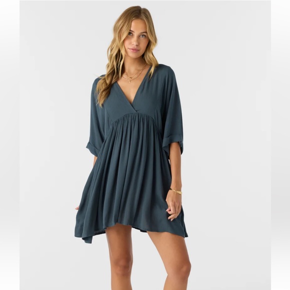 Oneill Rosemary Slate Solid Dress NWT! - Picture 4 of 7